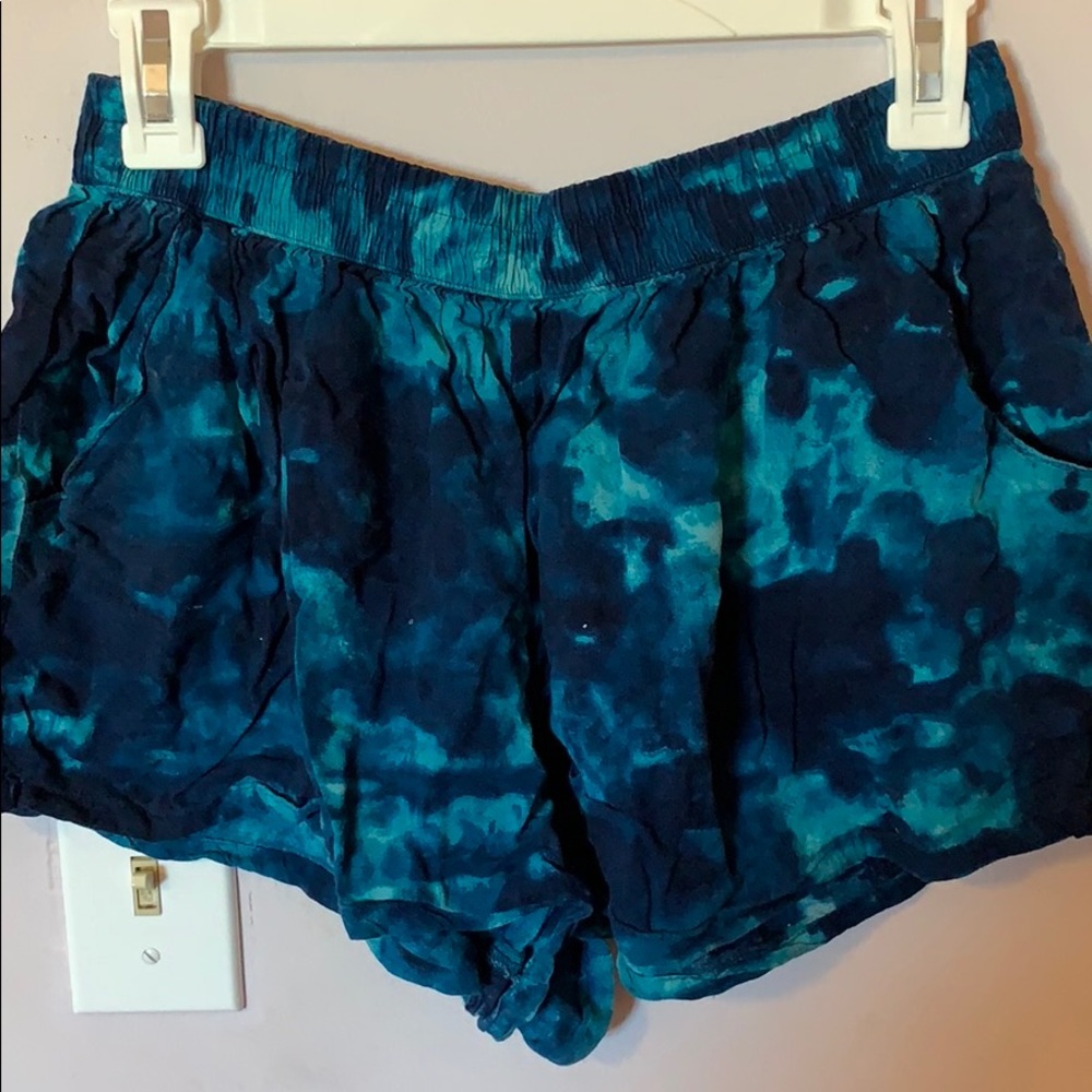Tie dye shorts